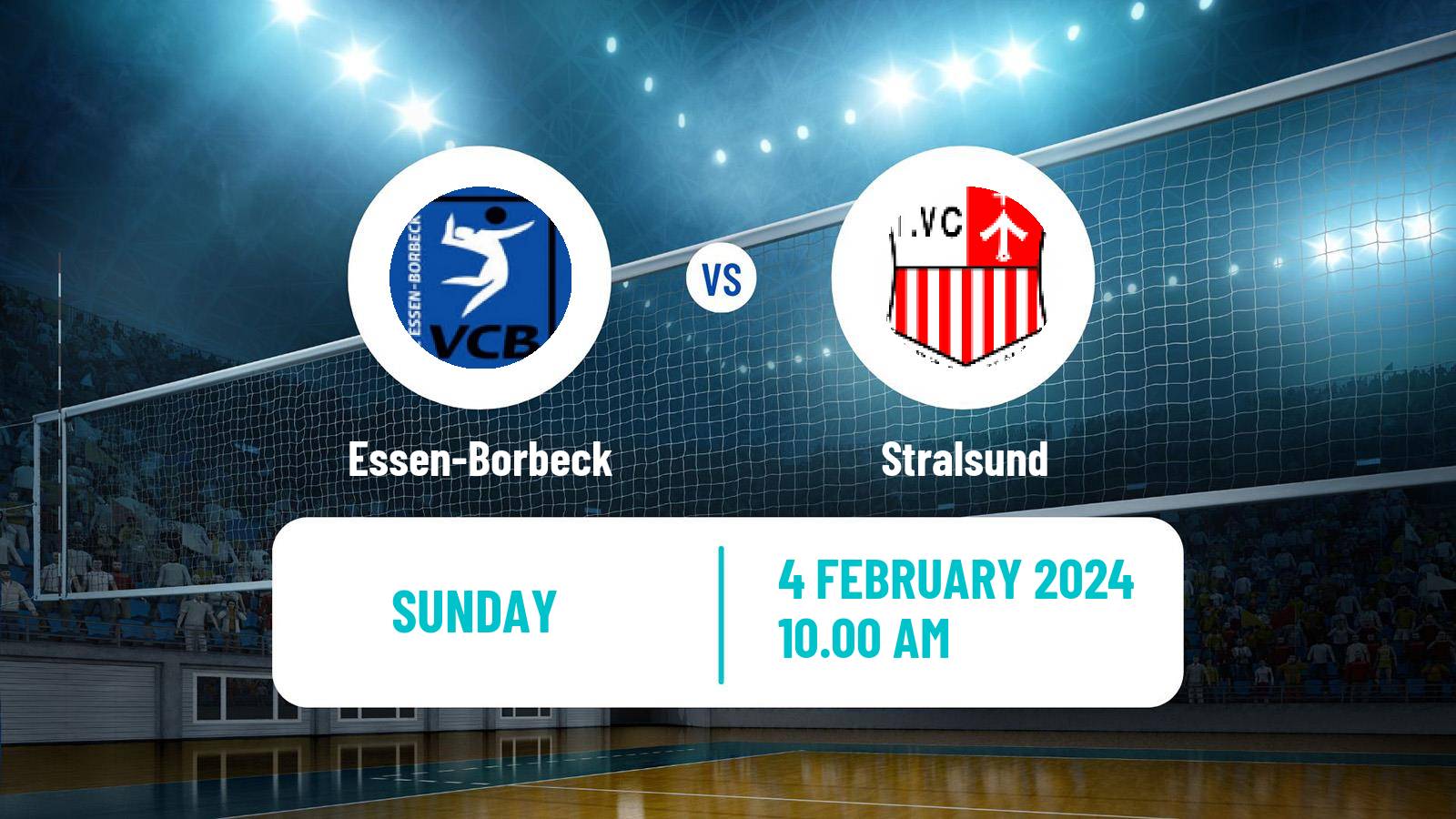 Volleyball German 2 Bundesliga Pro Volleyball Women Essen-Borbeck - Stralsund