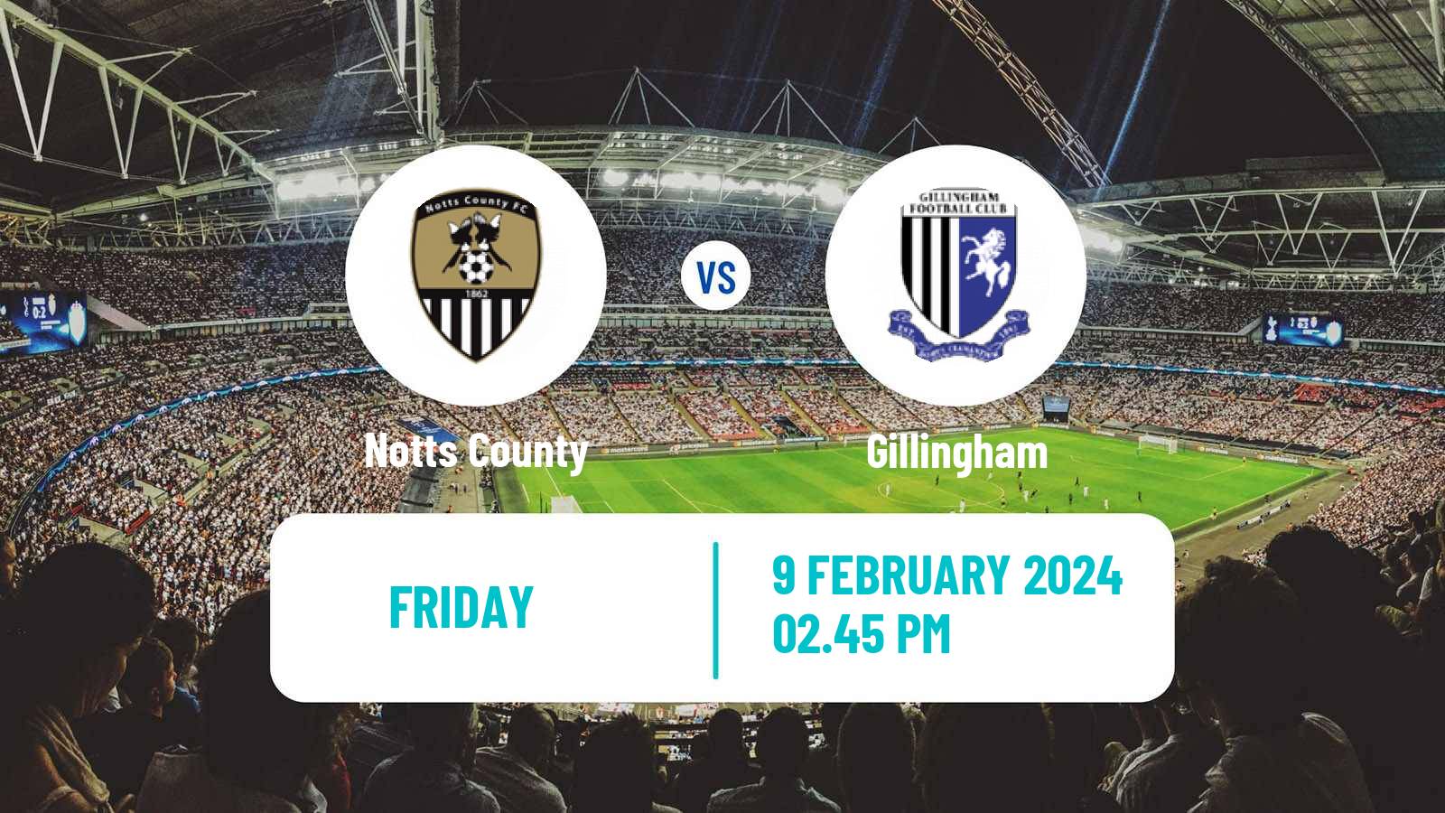 Soccer English League Two Notts County - Gillingham