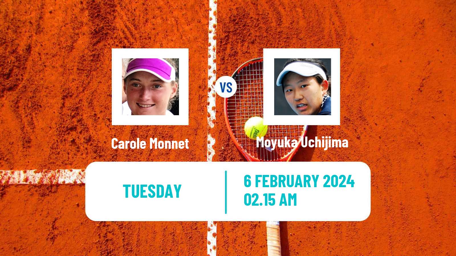 Tennis Mumbai Challenger Women Carole Monnet - Moyuka Uchijima