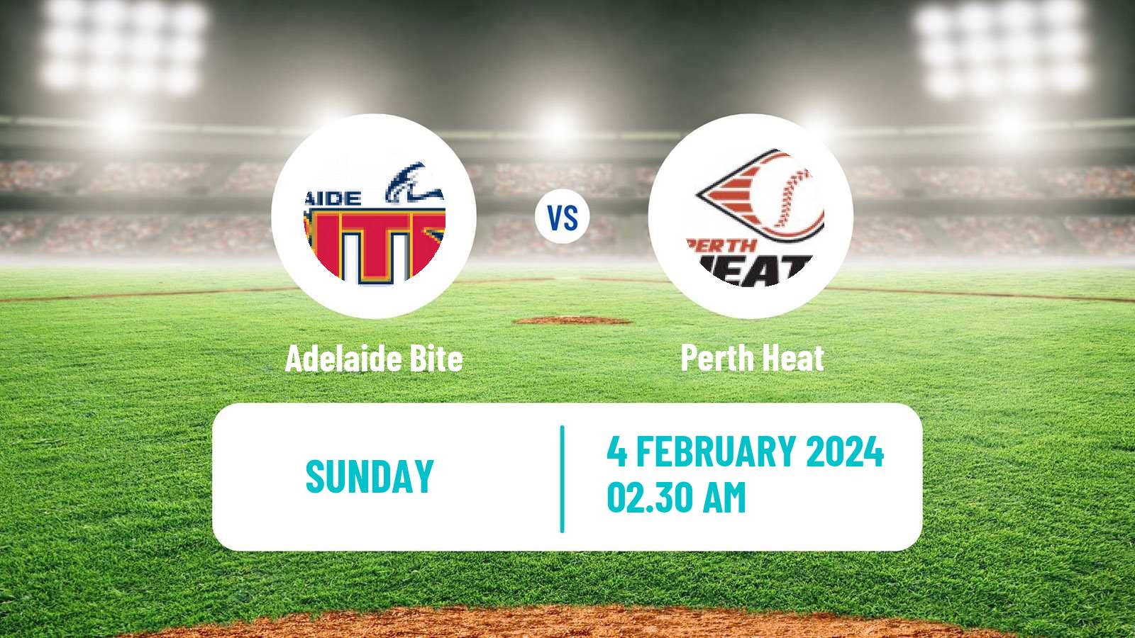Baseball Australian ABL Adelaide Bite - Perth Heat
