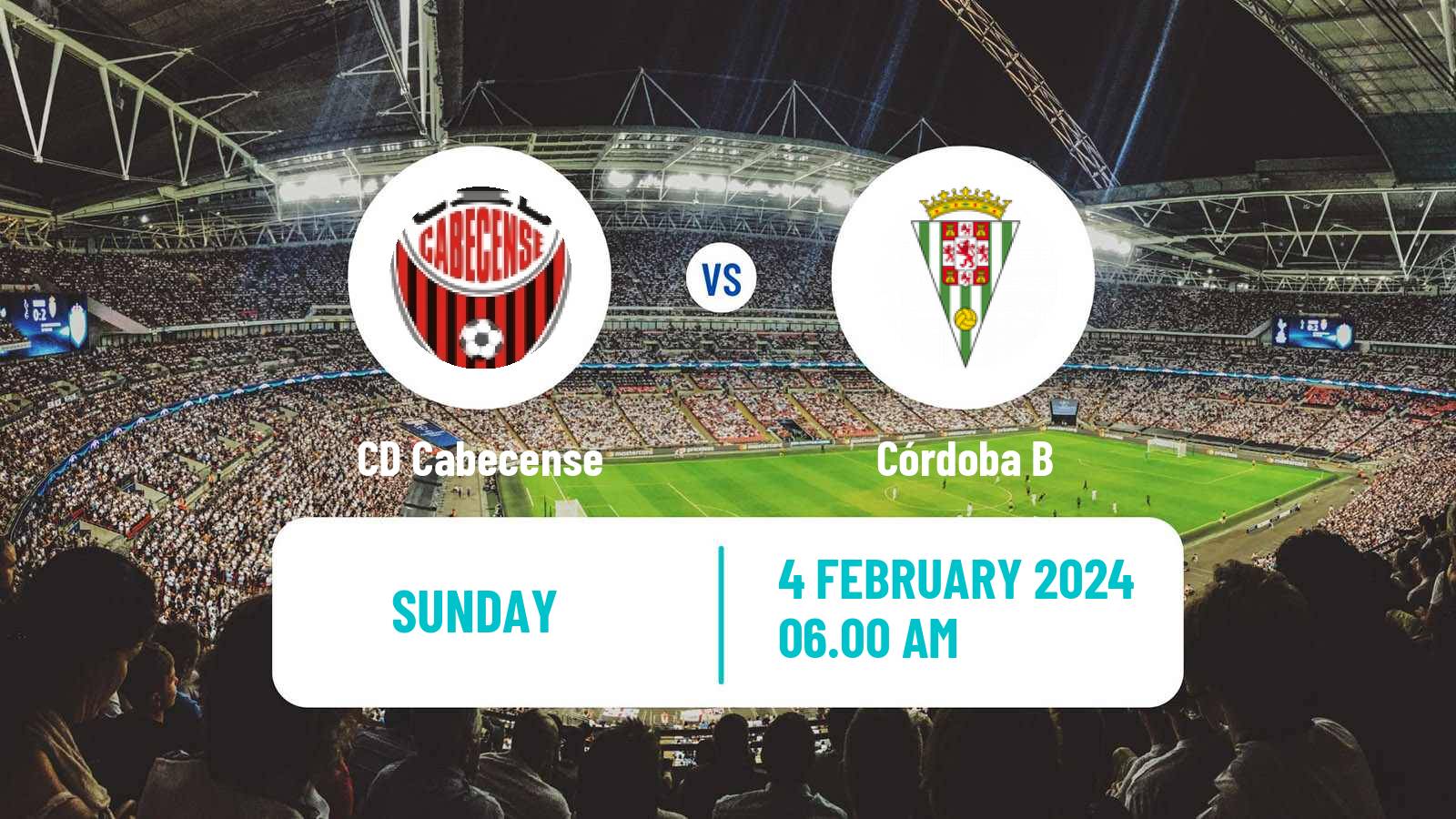 Soccer Spanish Tercera RFEF - Group 10 Cabecense - Córdoba B