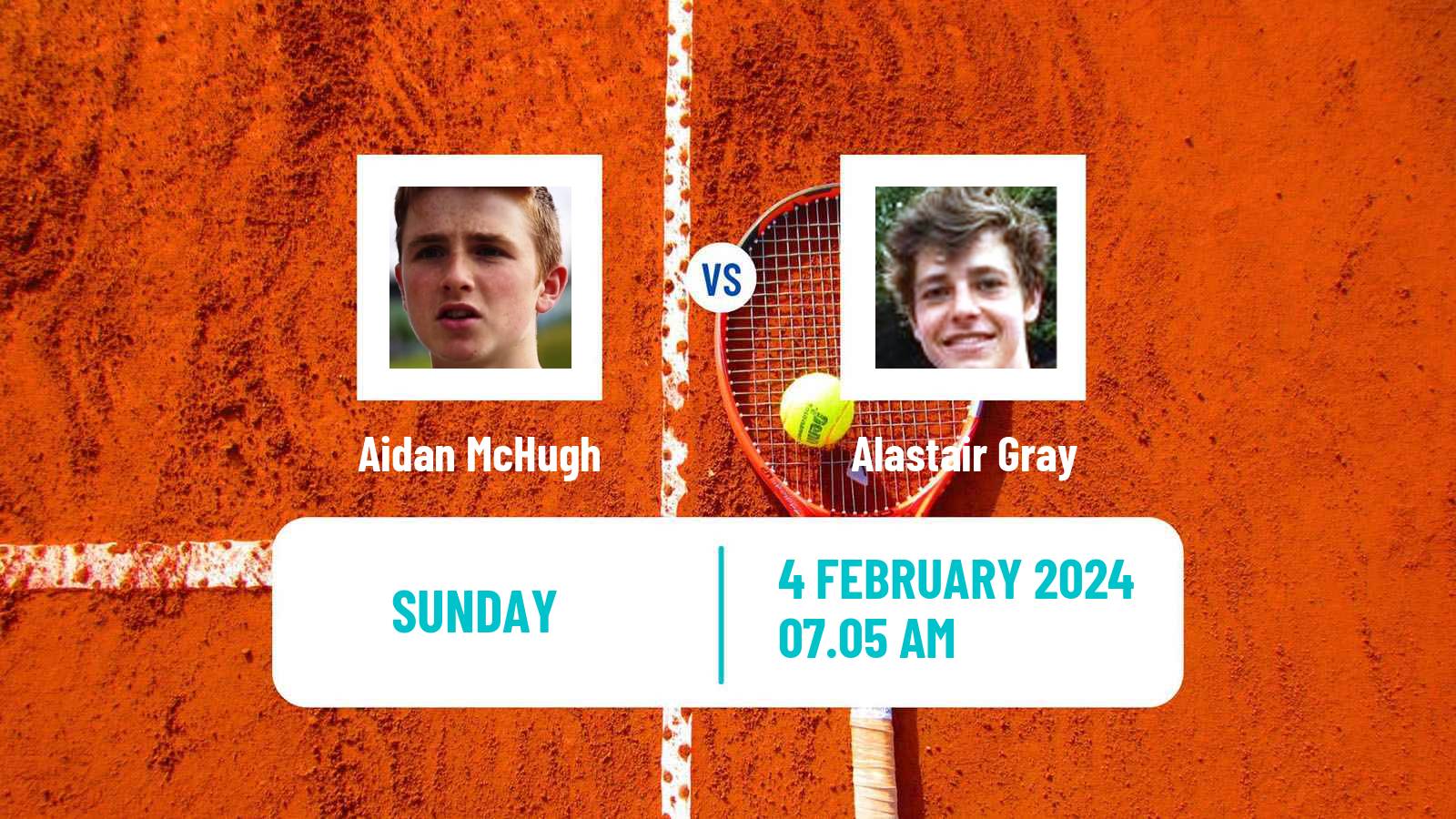 Tennis Nottingham 3 Challenger Men Aidan McHugh - Alastair Gray
