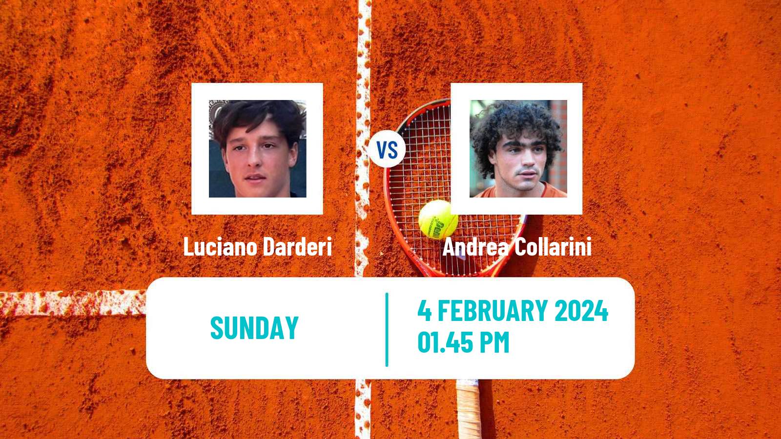 Tennis ATP Cordoba Luciano Darderi - Andrea Collarini