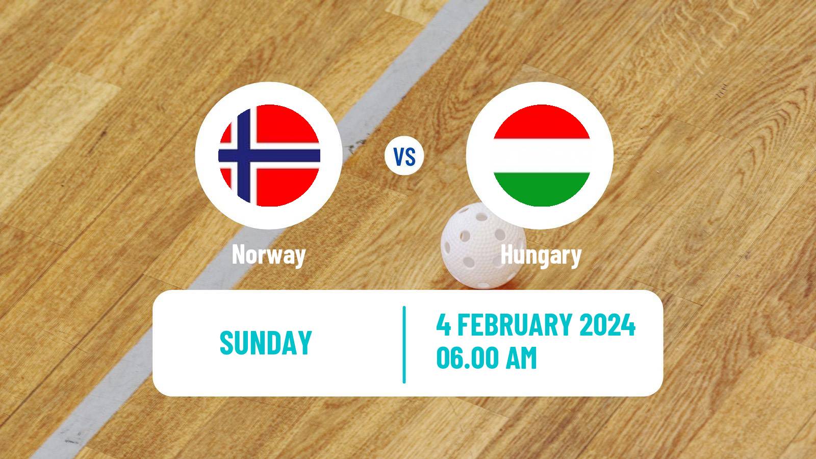Floorball World Championship Floorball Norway - Hungary