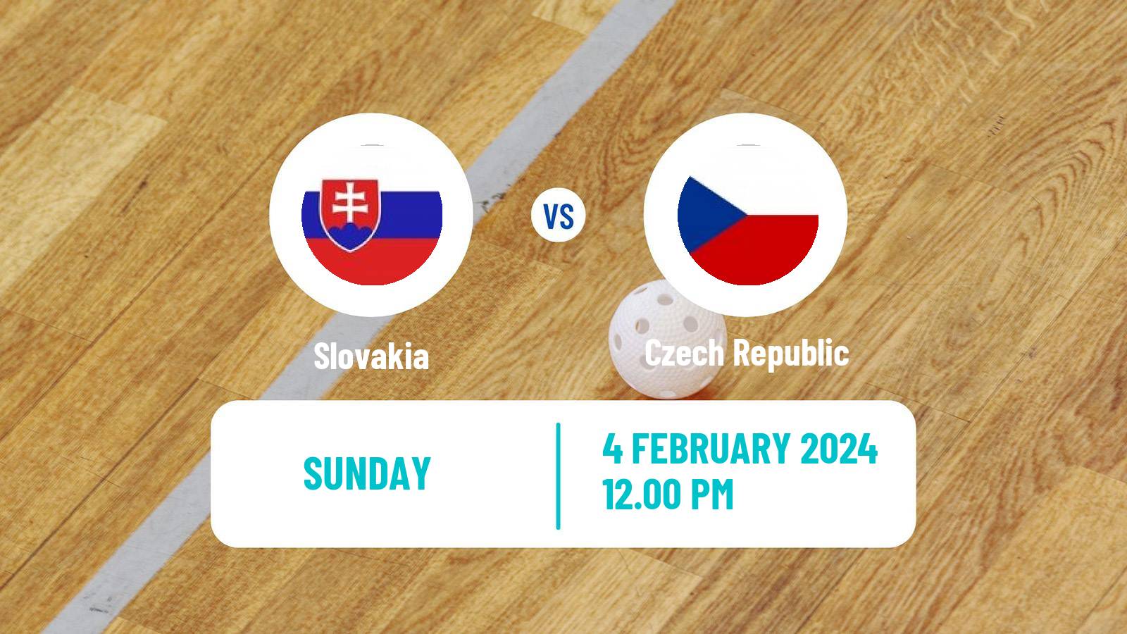 Floorball World Championship Floorball Slovakia - Czech Republic