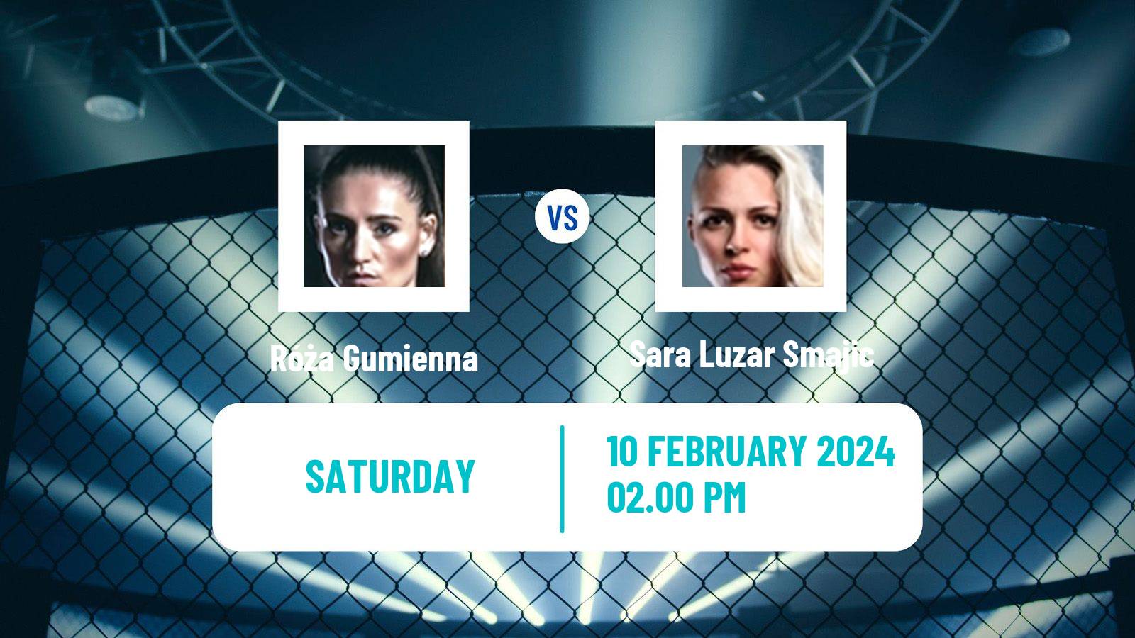 MMA Bantamweight Oktagon Women Róża Gumienna - Sara Luzar Smajic