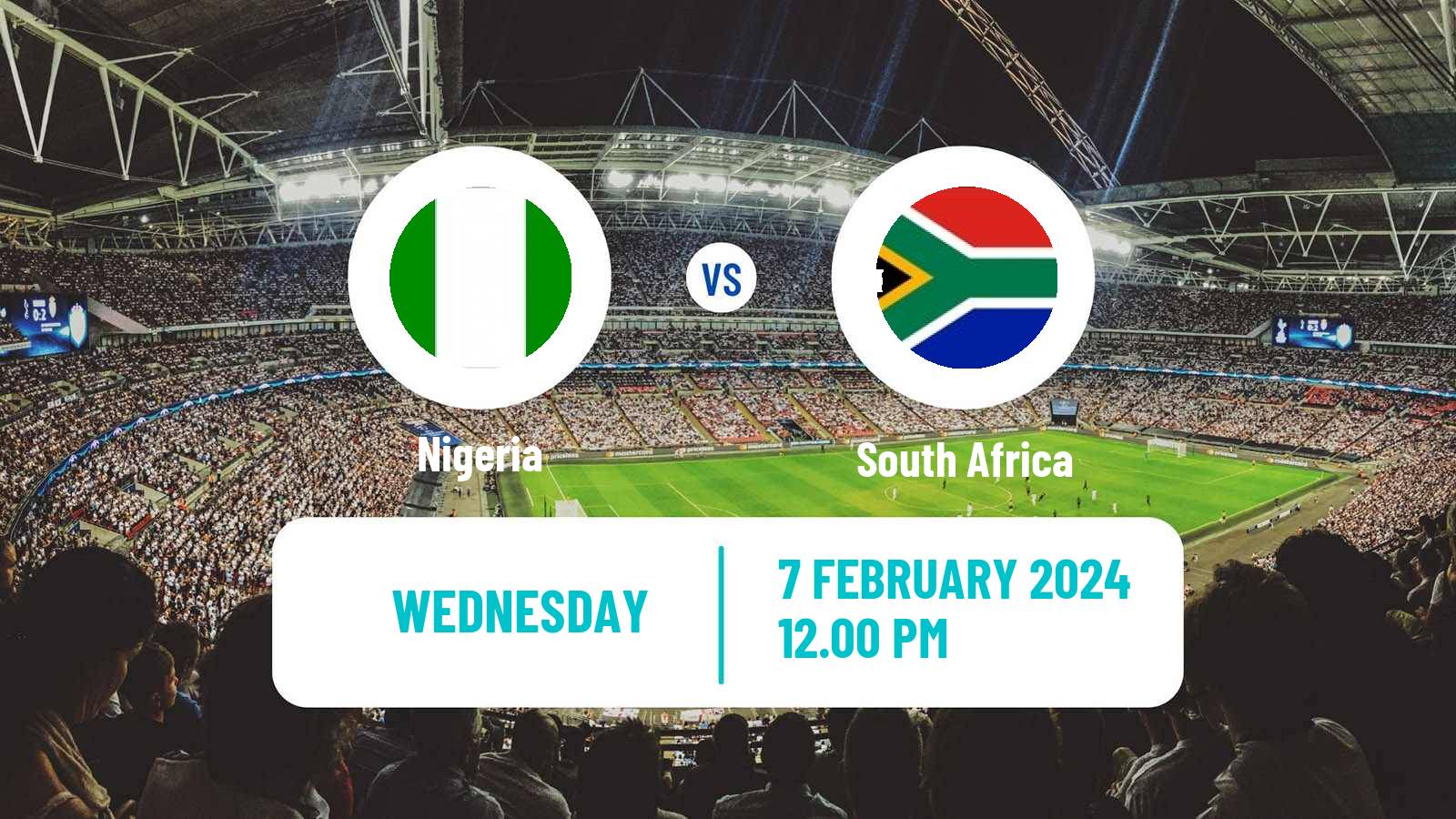 Soccer Africa Cup of Nations Nigeria - South Africa