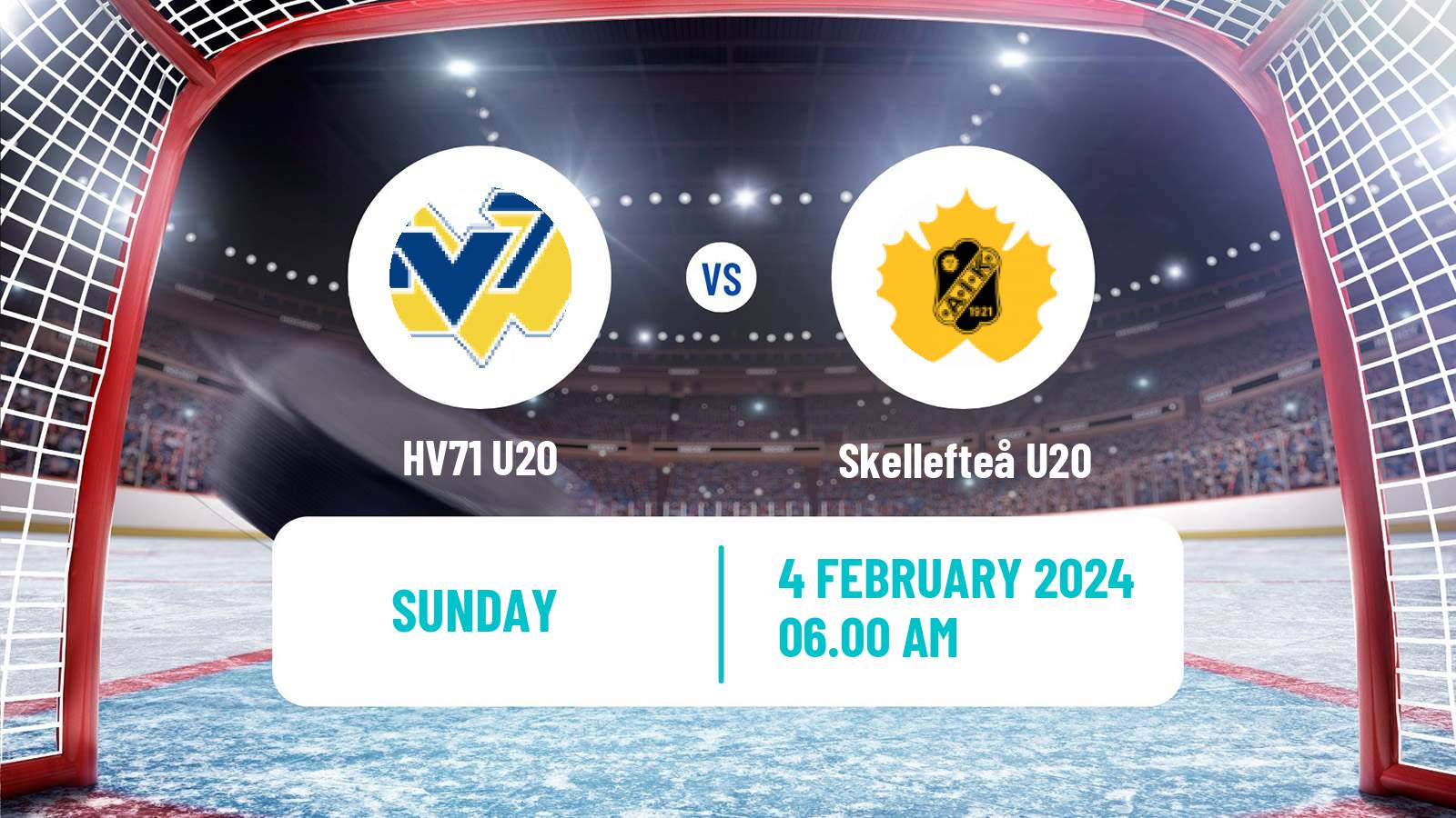 Hockey Swedish Superelit U20 Hockey HV71 U20 - Skellefteå U20