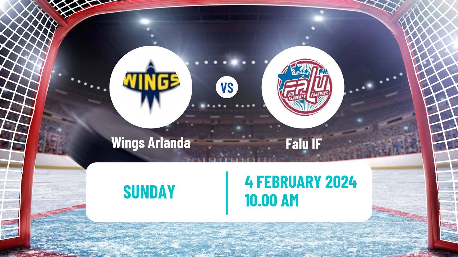 Hockey Swedish HockeyEttan Norra Var Wings Arlanda - Falu