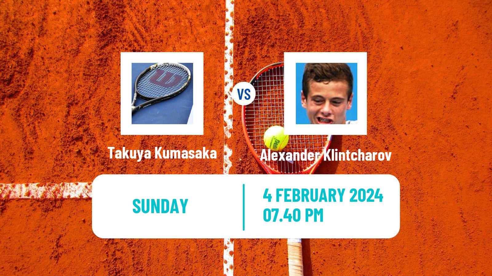 Tennis Burnie 2 Challenger Men Takuya Kumasaka - Alexander Klintcharov