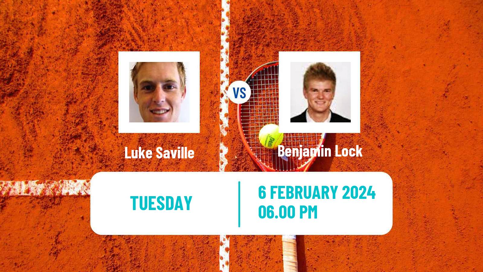 Tennis Burnie 2 Challenger Men Luke Saville - Benjamin Lock