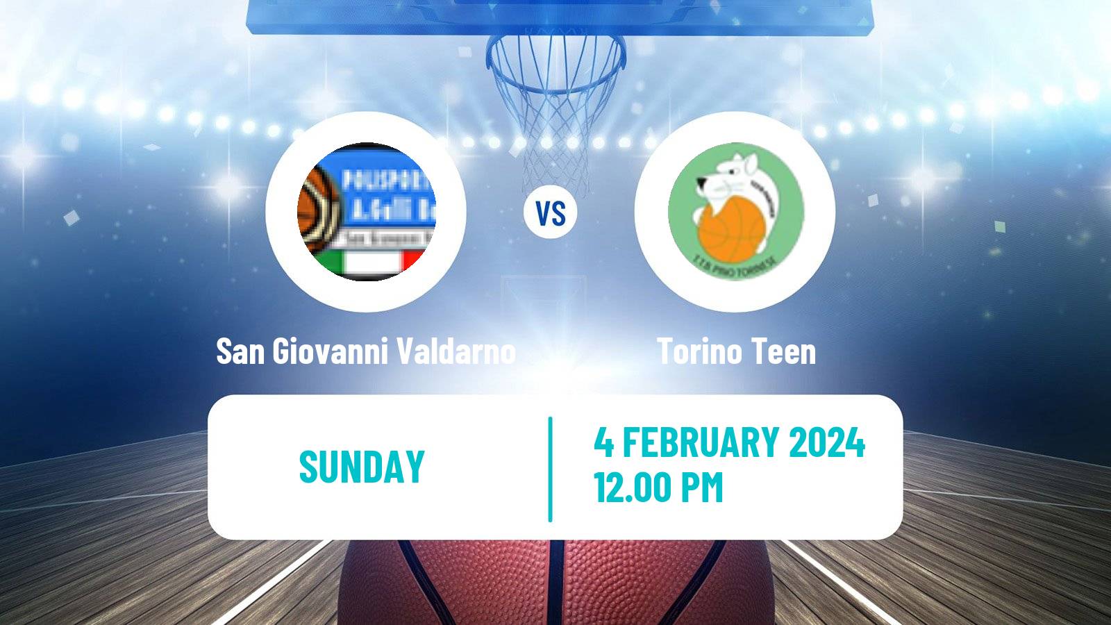 Basketball Serie A2 Basketball Women Group A San Giovanni Valdarno - Torino Teen
