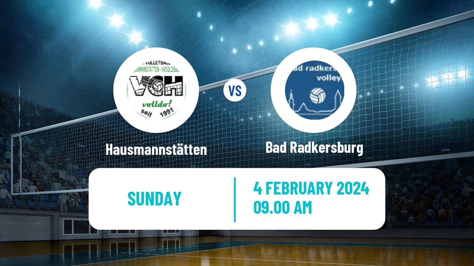 Volleyball Austrian 2 Bundesliga Volleyball Women Hausmannstätten - Bad Radkersburg