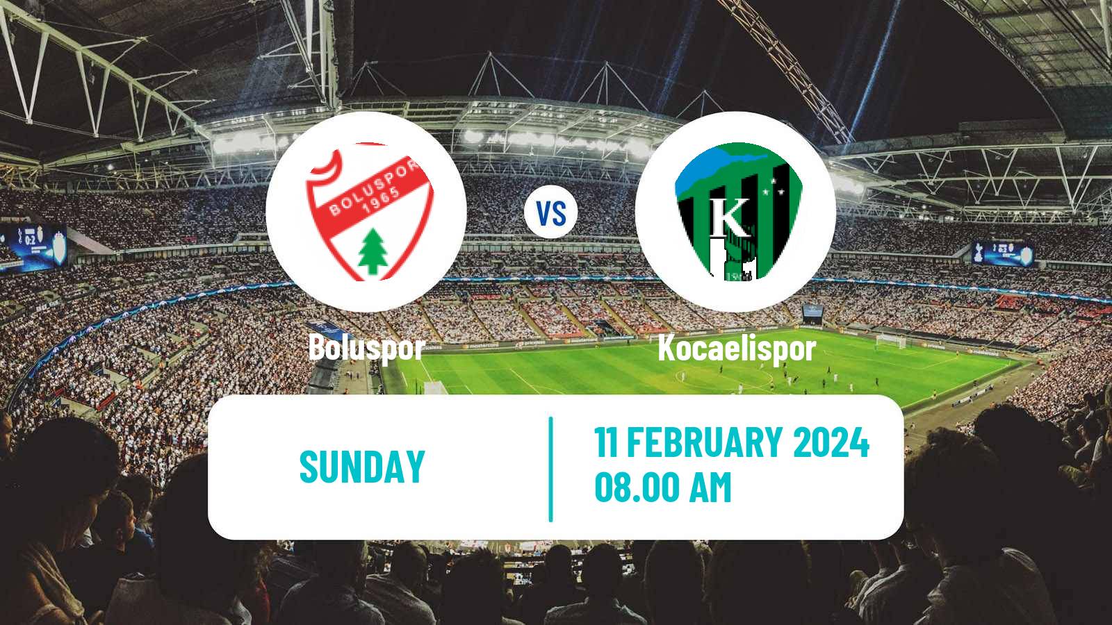 Soccer Turkish First League Boluspor - Kocaelispor