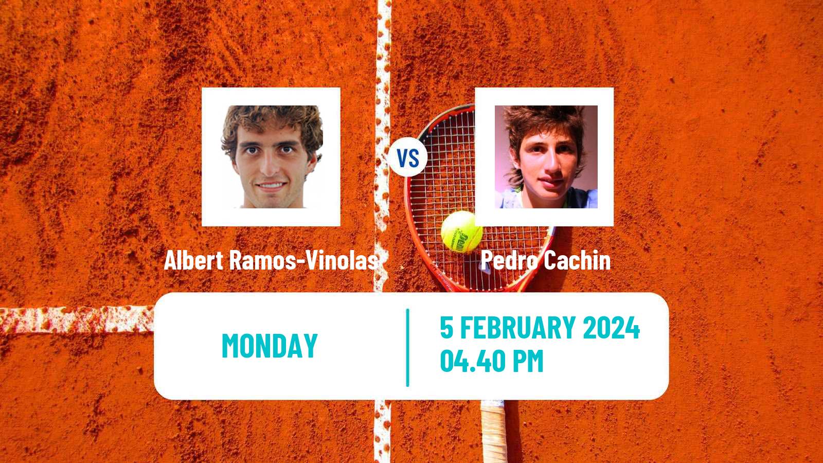 Tennis ATP Cordoba Albert Ramos-Vinolas - Pedro Cachin