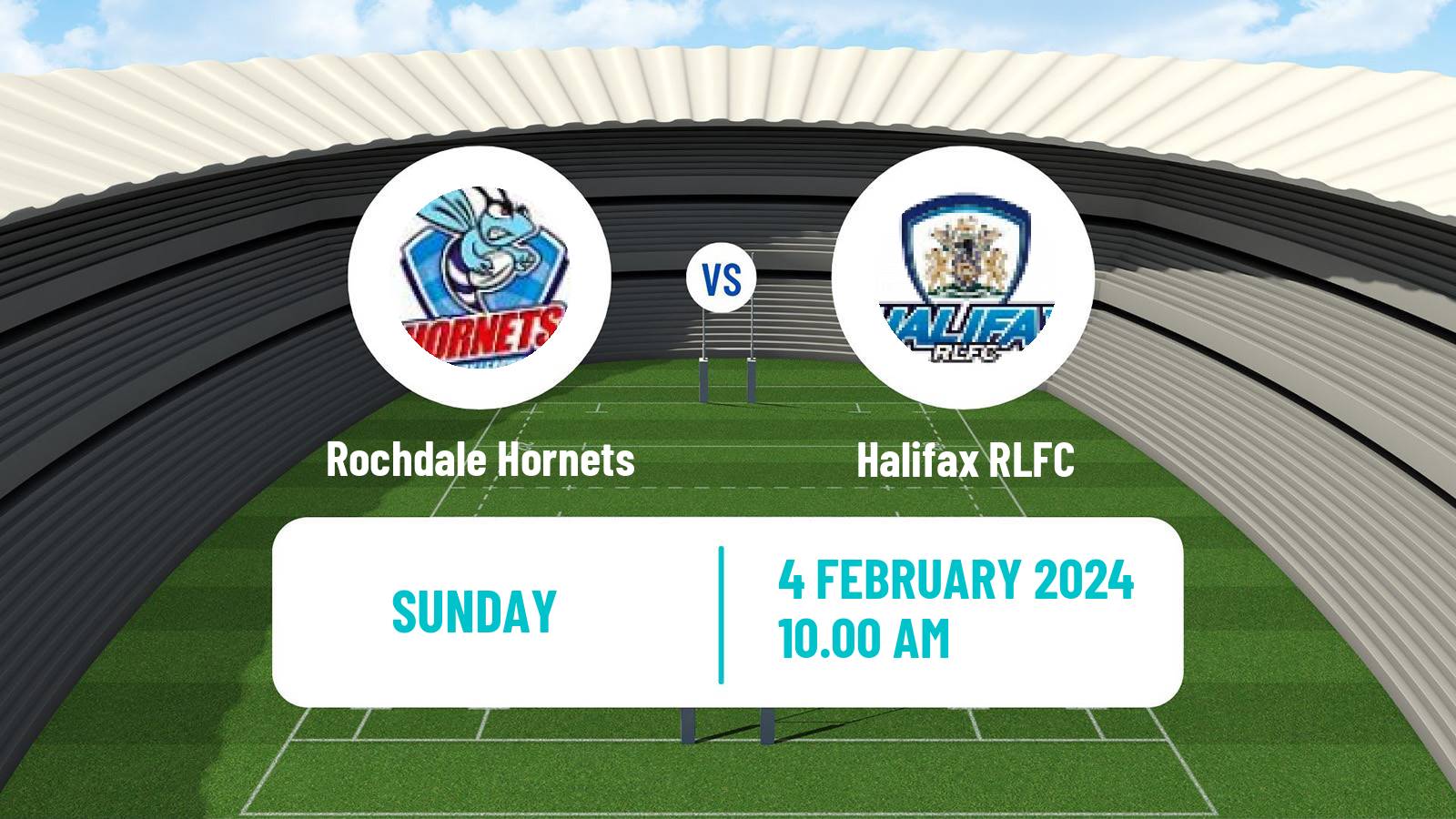 Rugby league English 1895 Cup Rochdale Hornets - Halifax