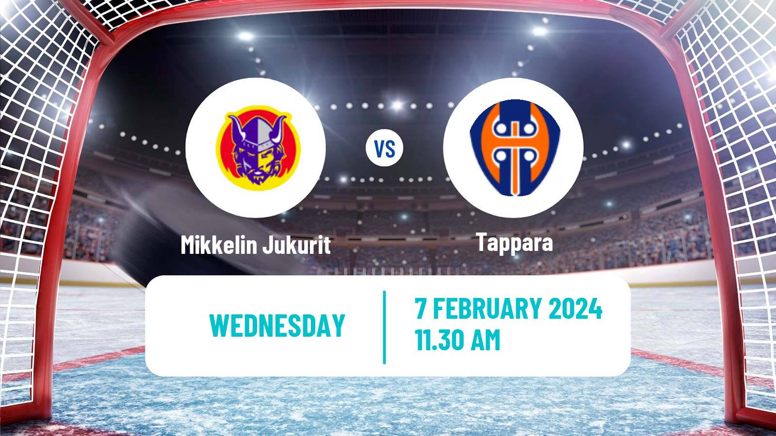 Hockey Finnish SM-liiga Mikkelin Jukurit - Tappara