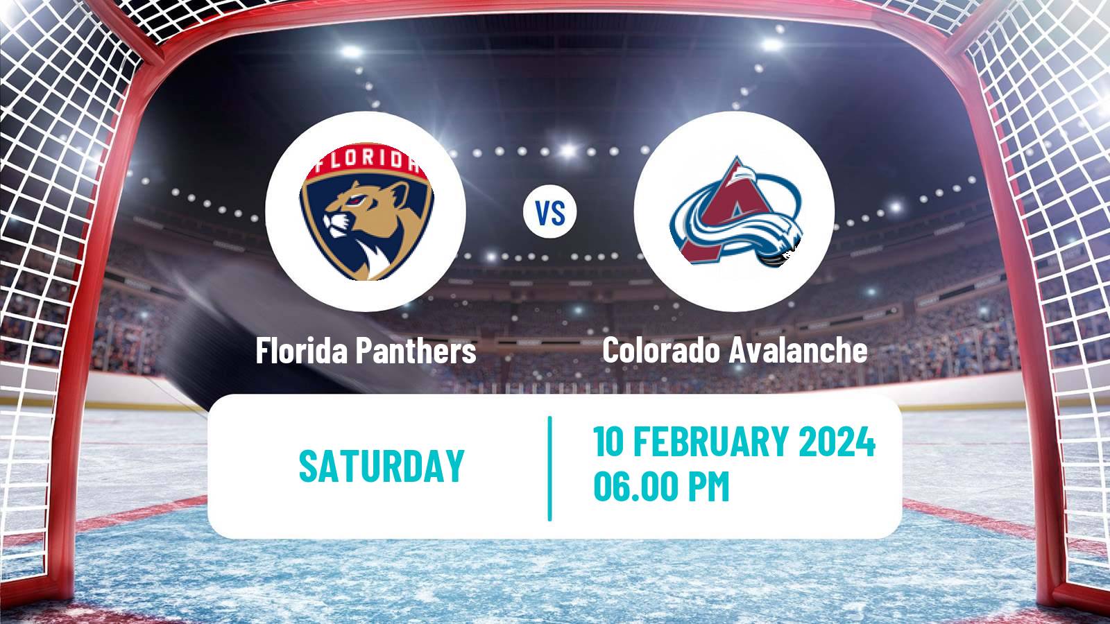 Hockey NHL Florida Panthers - Colorado Avalanche