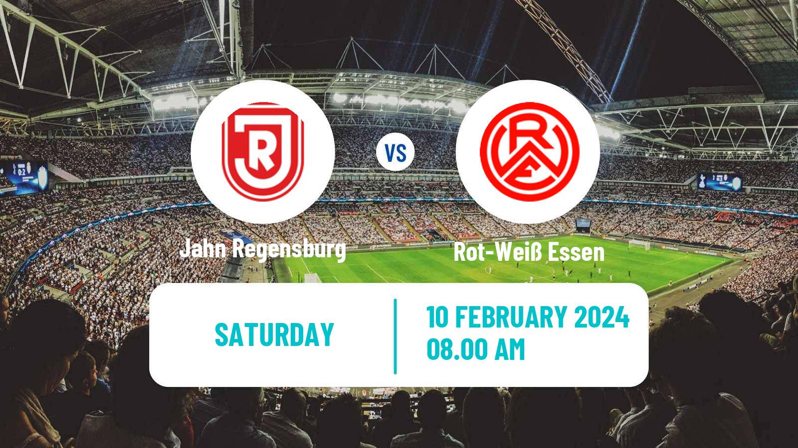 Soccer German 3 Bundesliga Jahn Regensburg - Rot-Weiß Essen