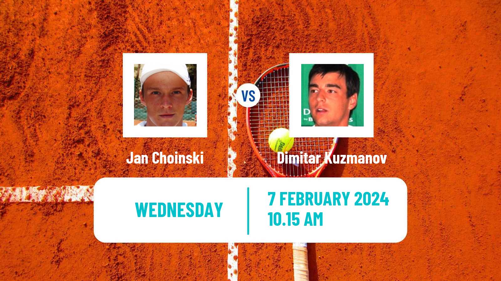 Tennis Nottingham 3 Challenger Men Jan Choinski - Dimitar Kuzmanov