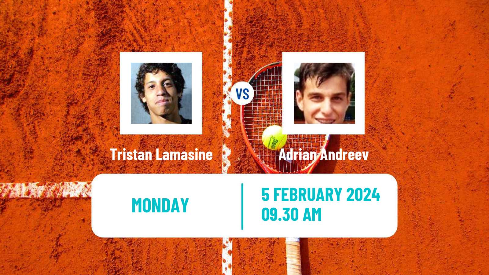 Tennis Nottingham 3 Challenger Men Tristan Lamasine - Adrian Andreev