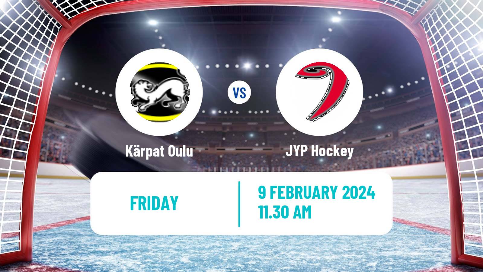 Hockey Finnish SM-liiga Kärpät - JYP