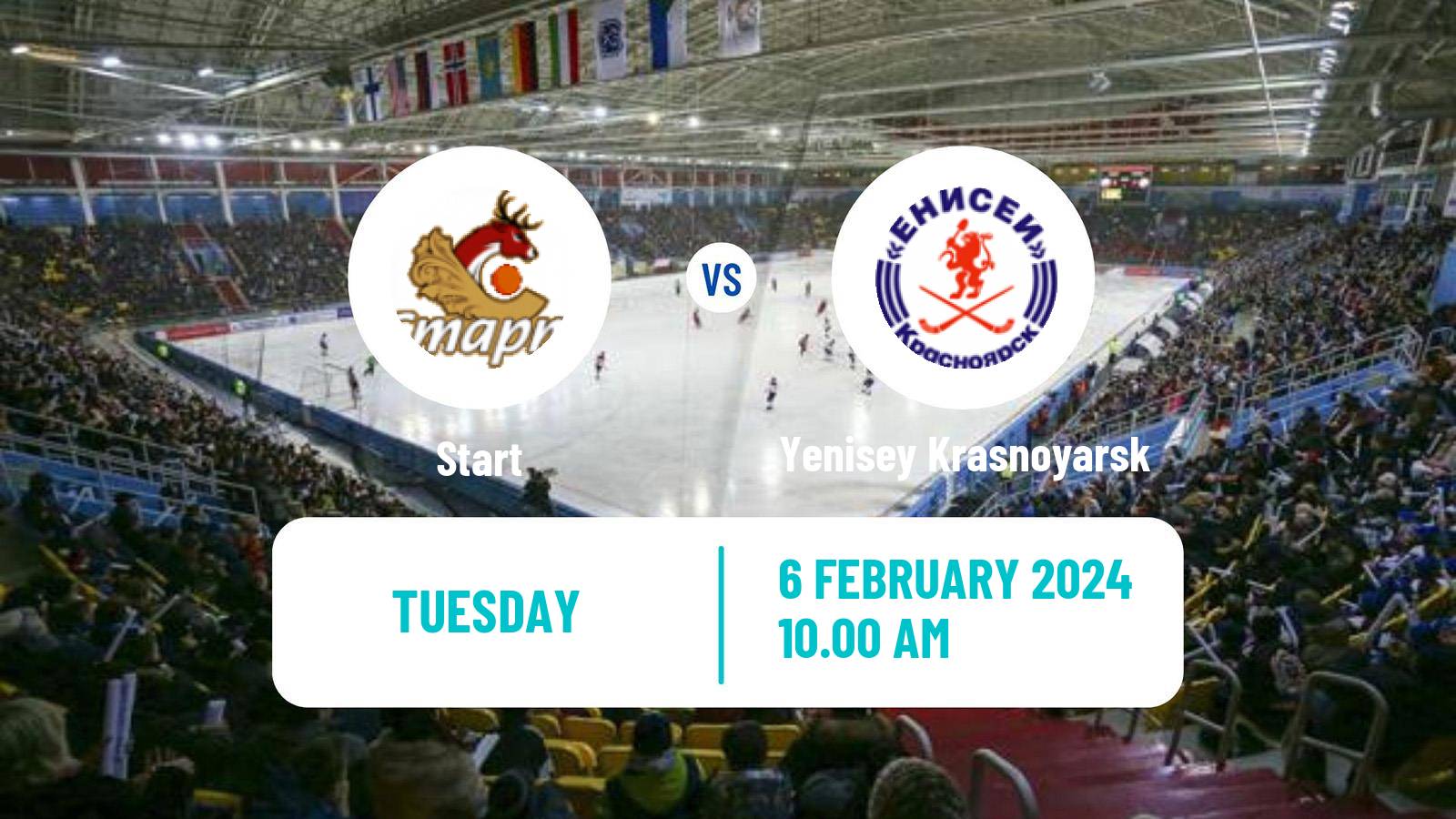 Bandy Russian Super League Bandy Start - Yenisey Krasnoyarsk