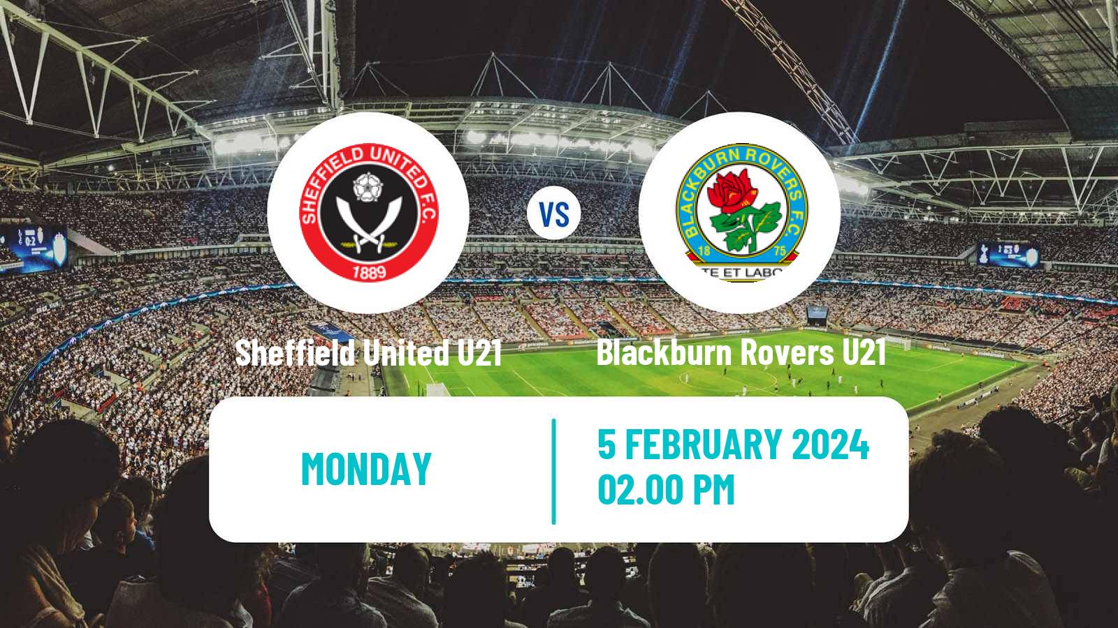 Soccer English Premier League Cup Sheffield United U21 - Blackburn Rovers U21