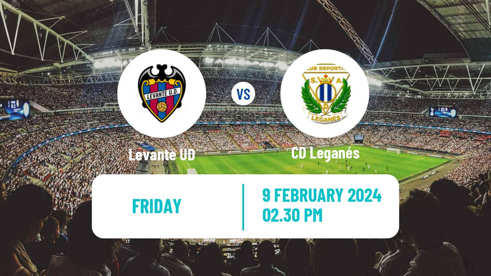 Soccer Spanish LaLiga2 Levante - Leganés