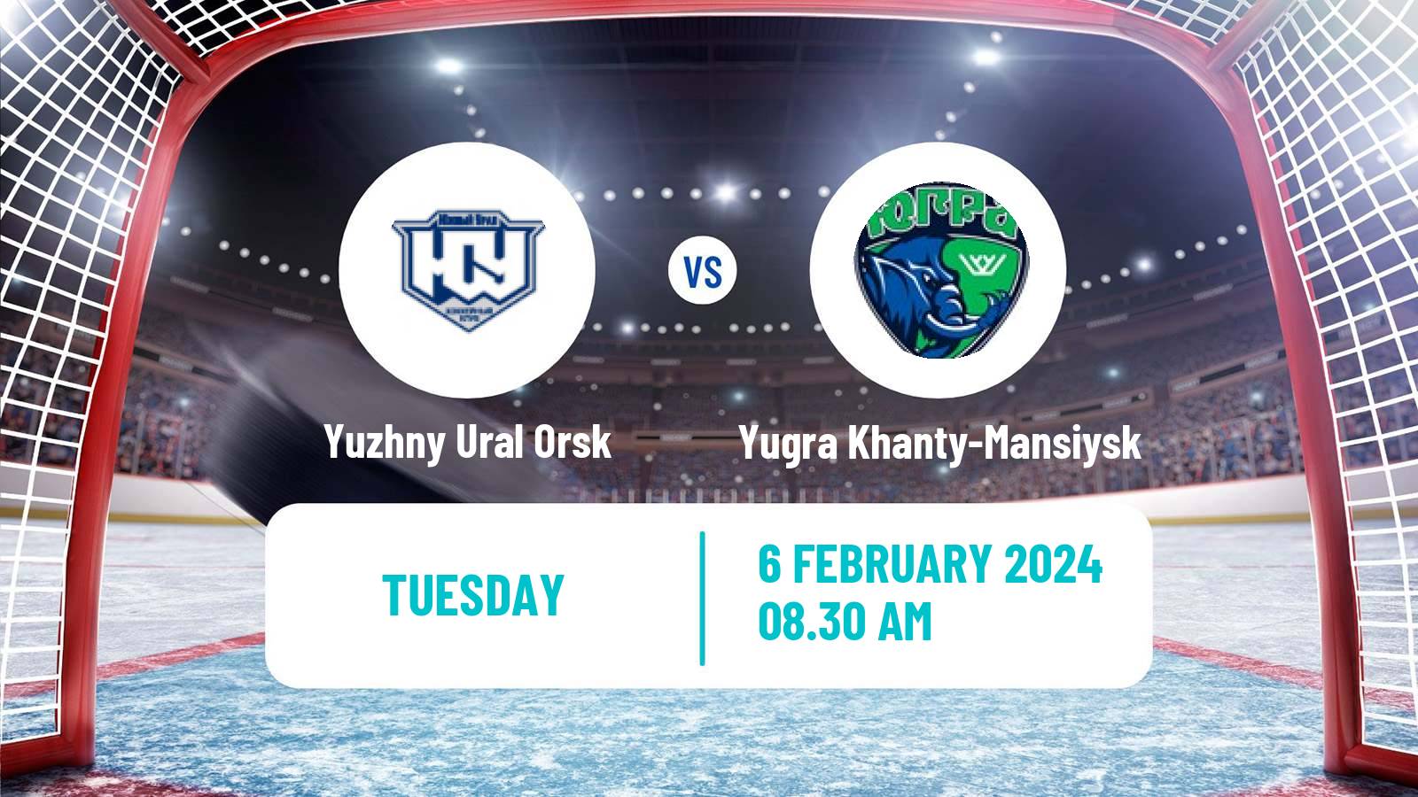 Hockey VHL Yuzhny Ural Orsk - Yugra Khanty-Mansiysk