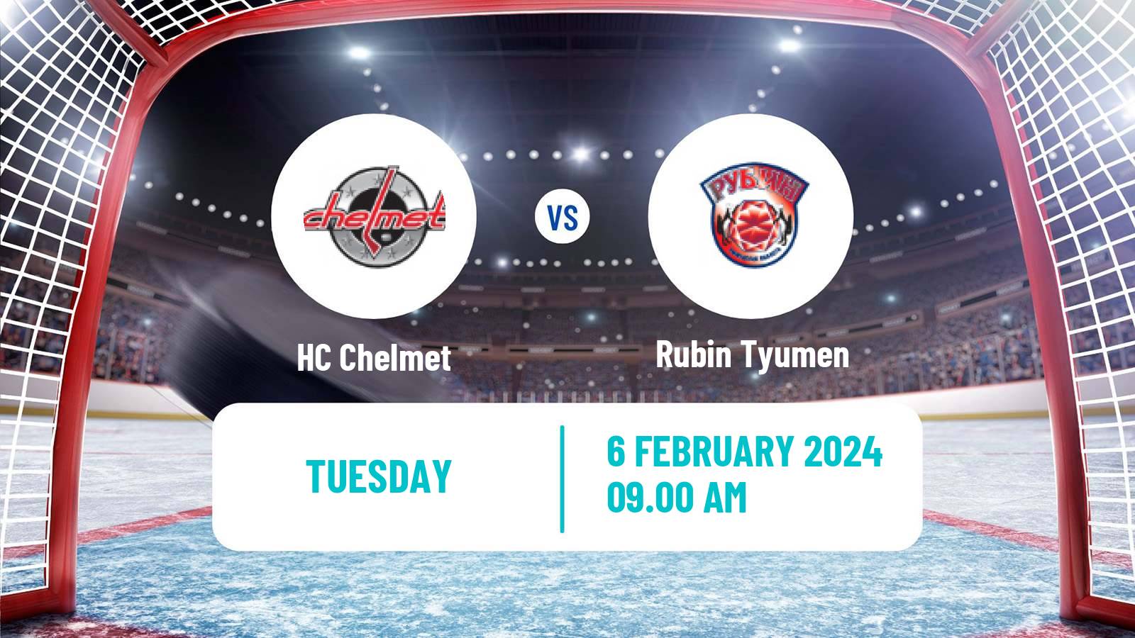 Hockey VHL Chelmet - Rubin Tyumen