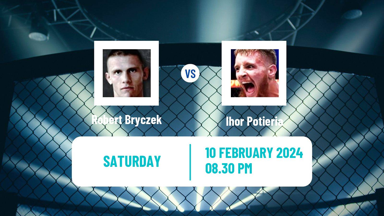 MMA Middleweight UFC Men Robert Bryczek - Ihor Potieria