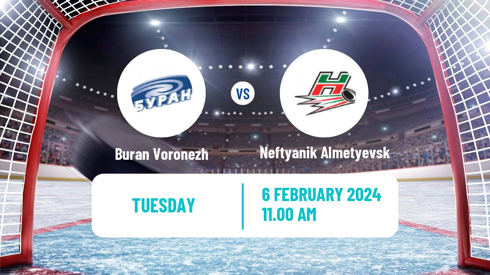 Hockey VHL Buran Voronezh - Neftyanik Almetyevsk
