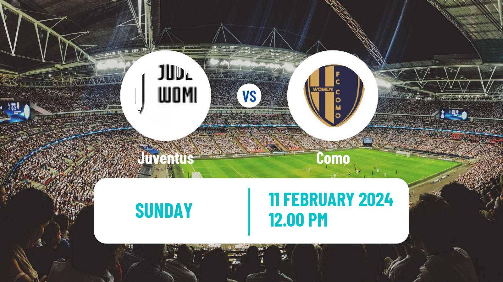 Soccer Italian Serie A Women Juventus - Como