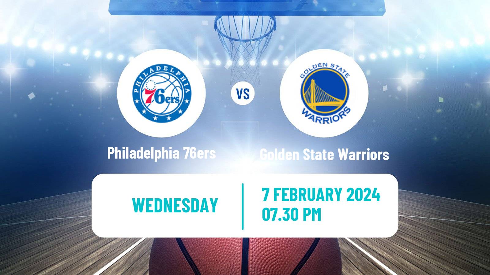 Basketball NBA Philadelphia 76ers - Golden State Warriors