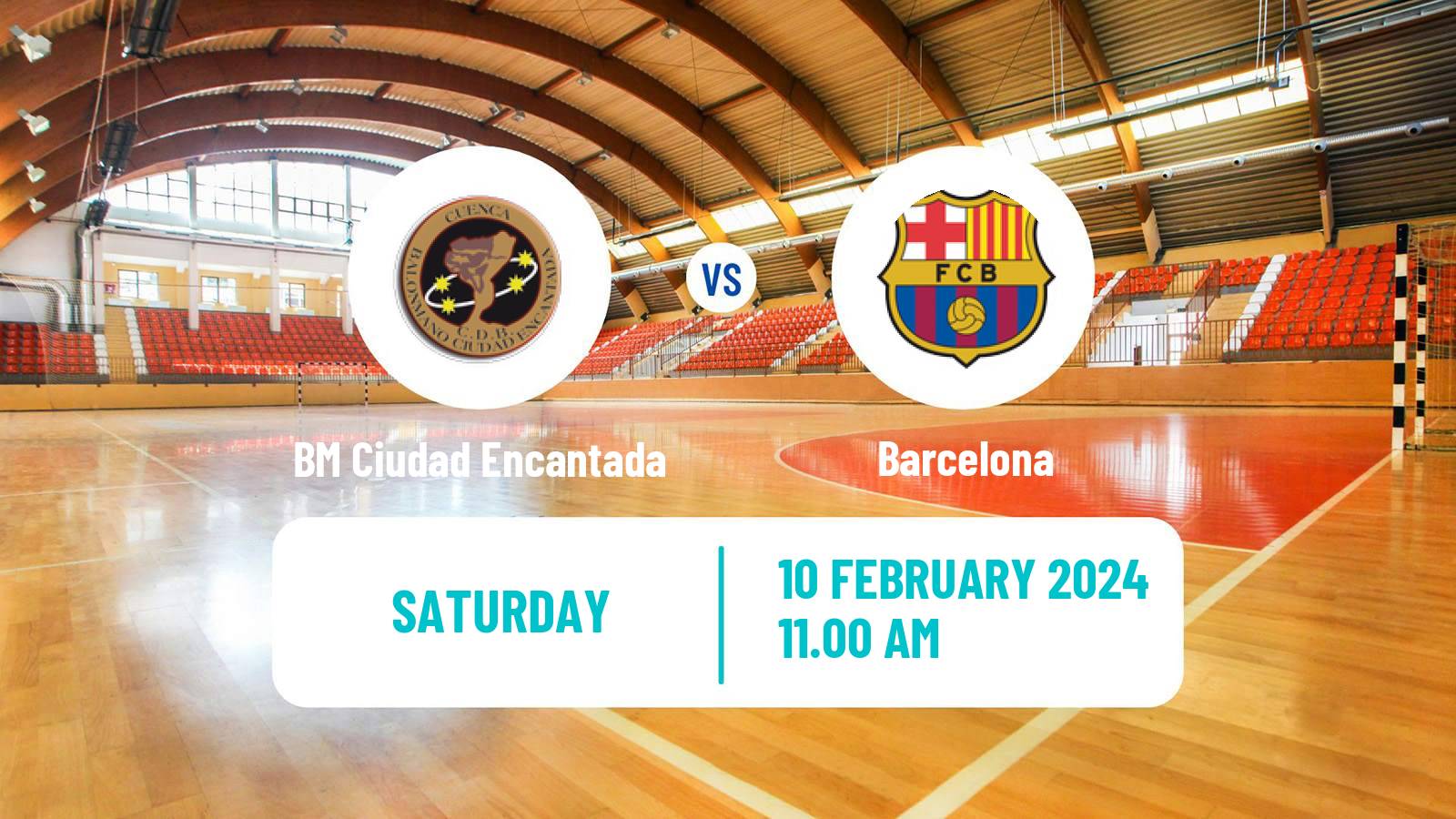 Handball Spanish Liga ASOBAL BM Ciudad Encantada - Barcelona