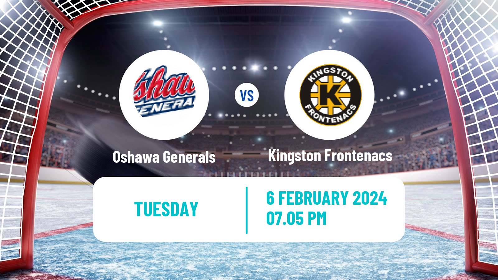 Hockey OHL Oshawa Generals - Kingston Frontenacs