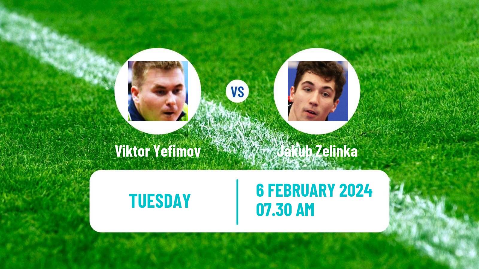 Table tennis Tt Star Series Men Viktor Yefimov - Jakub Zelinka
