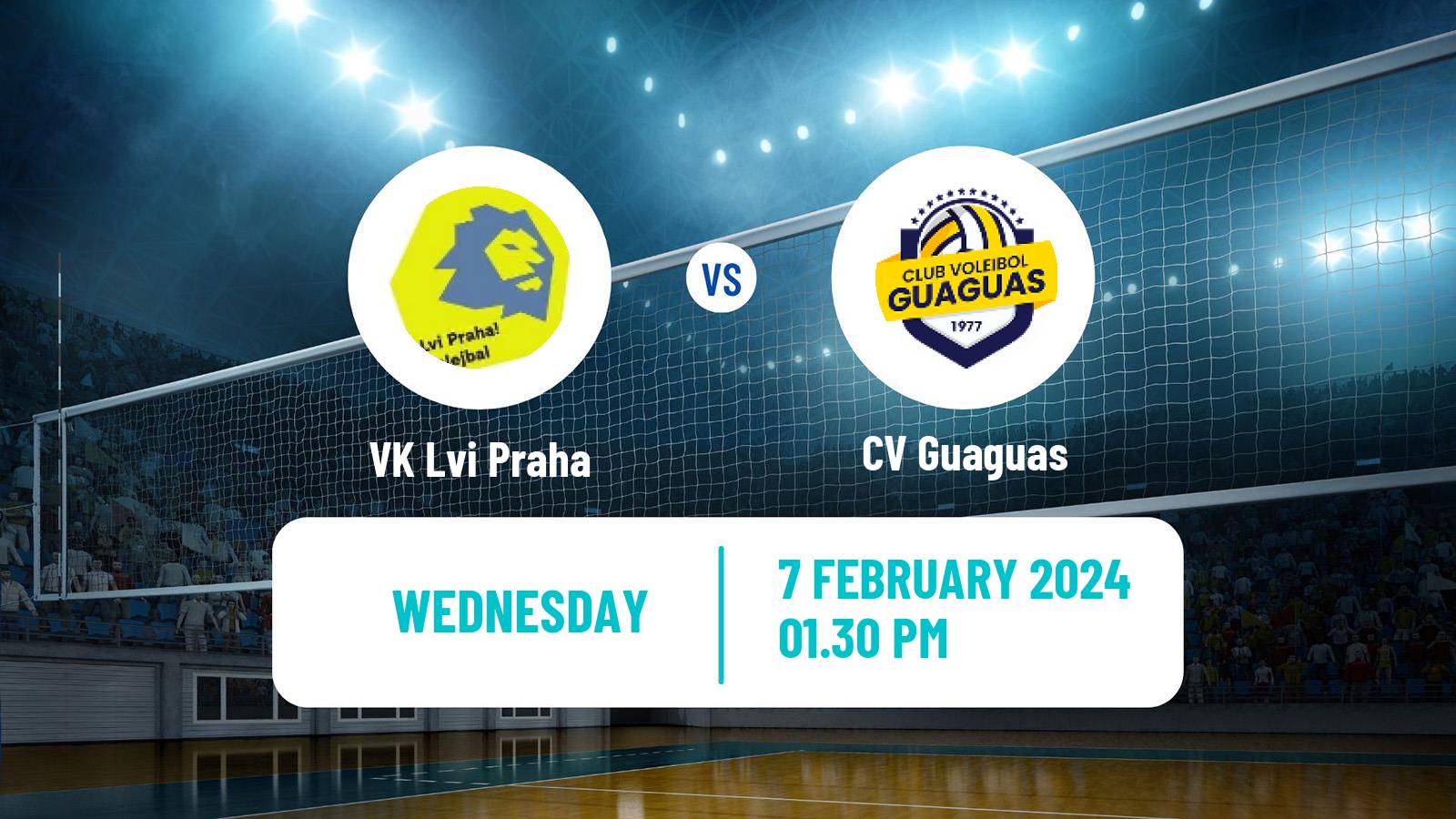 Volleyball CEV Champions League Lvi Praha - Guaguas