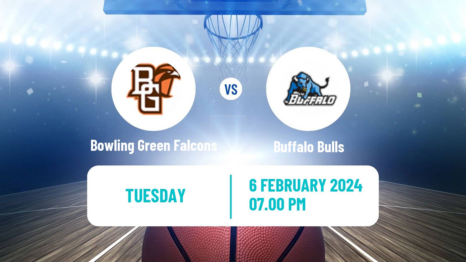 Basketball NCAA College Basketball Bowling Green Falcons - Buffalo Bulls