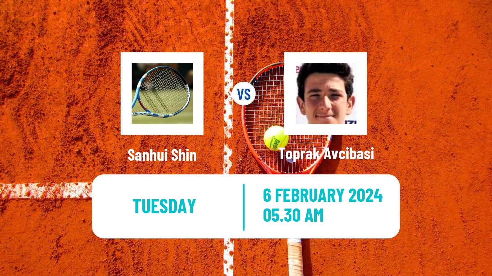 Tennis ITF M25 Hammamet 2 Men 2024 Sanhui Shin - Toprak Avcibasi