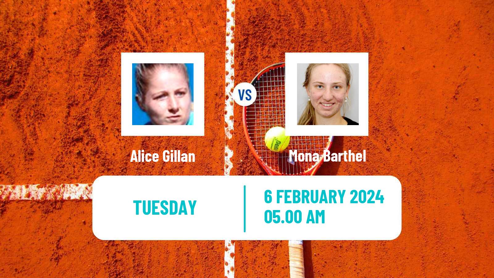 Tennis ITF W50 Edgbaston Women Alice Gillan - Mona Barthel