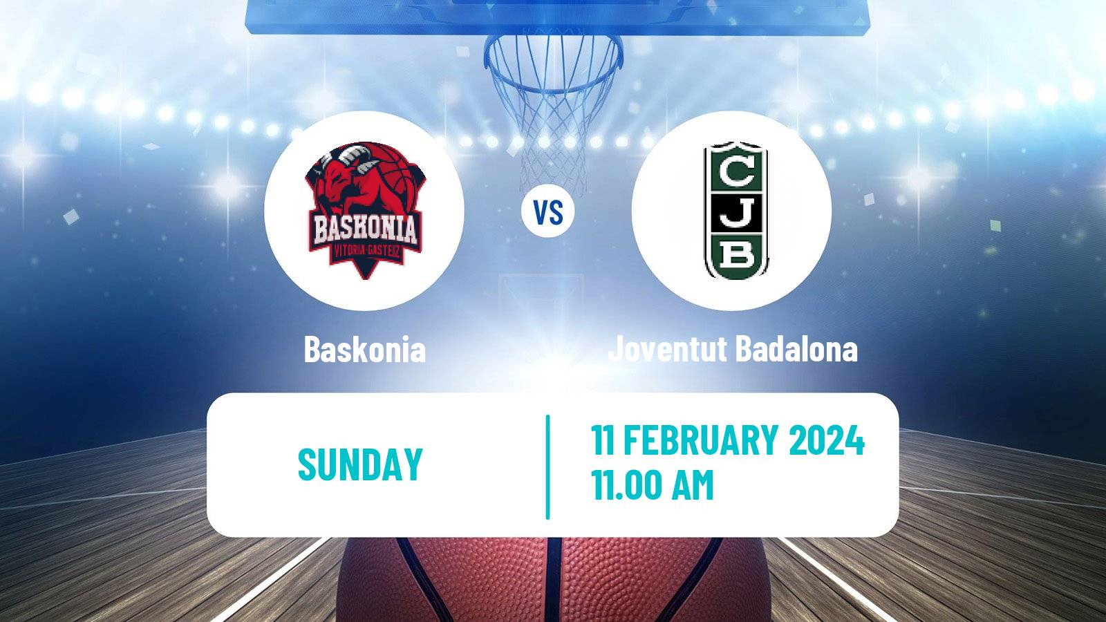 Basketball Spanish ACB League Baskonia - Joventut Badalona