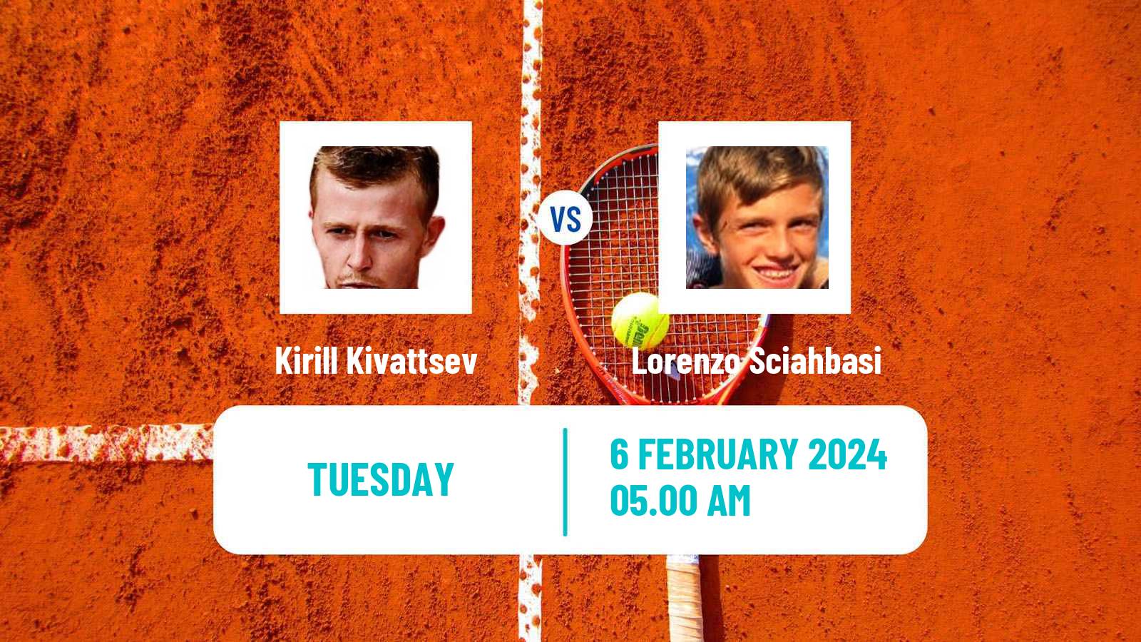 Tennis ITF M15 Grenoble Men 2024 Kirill Kivattsev - Lorenzo Sciahbasi
