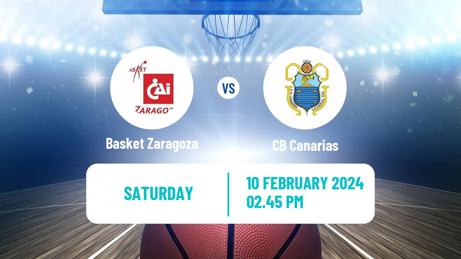 Basketball Spanish ACB League Basket Zaragoza - Canarias