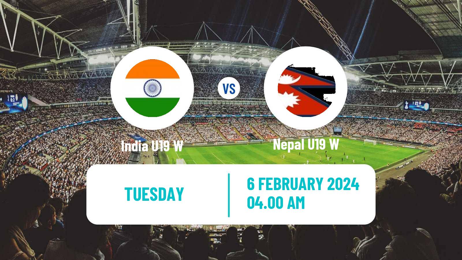 Soccer Friendly International Women India U19 W - Nepal U19 W