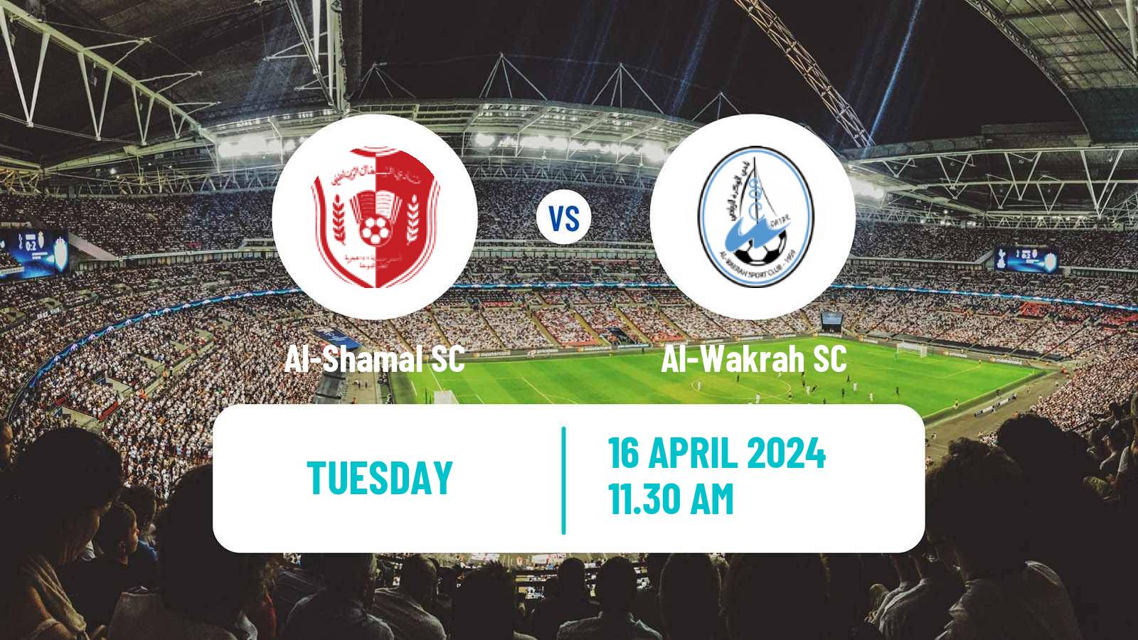 Soccer Qatar QSL Al-Shamal - Al-Wakrah