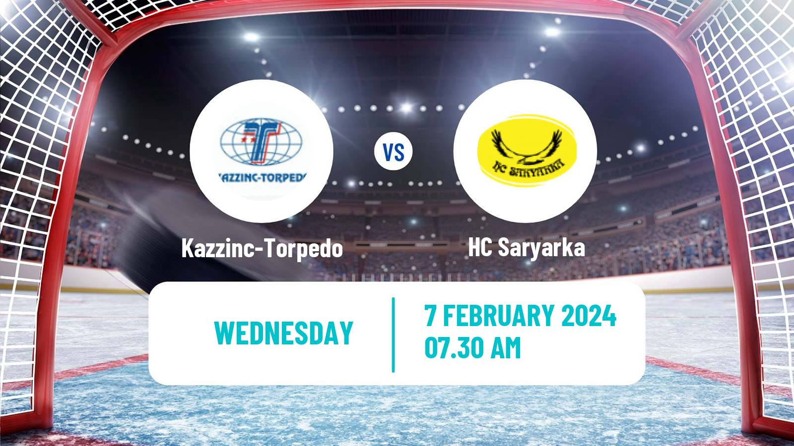 Hockey Kazakh Ice Hockey Championship Kazzinc-Torpedo - Saryarka