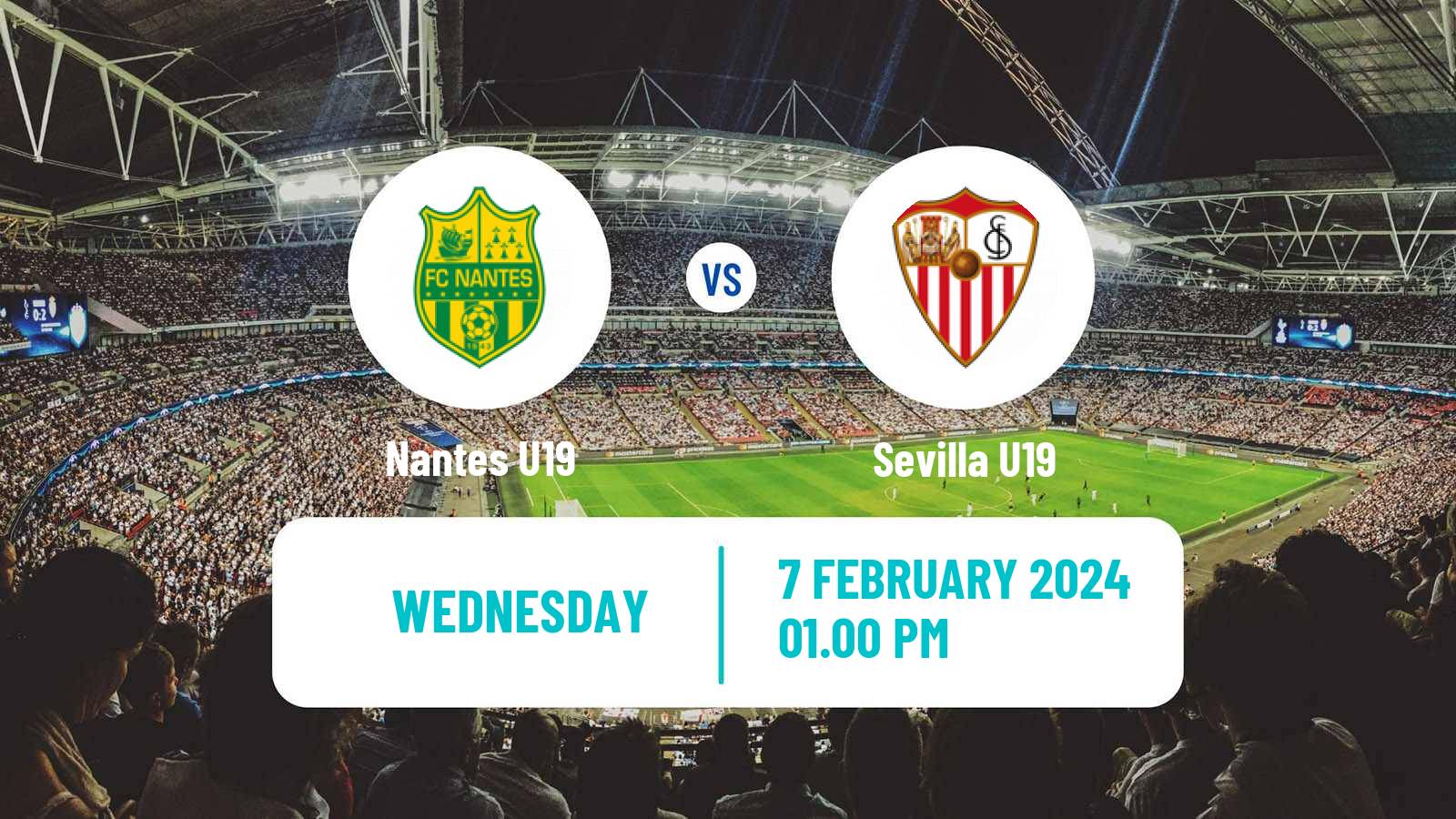 Soccer UEFA Youth League Nantes U19 - Sevilla U19