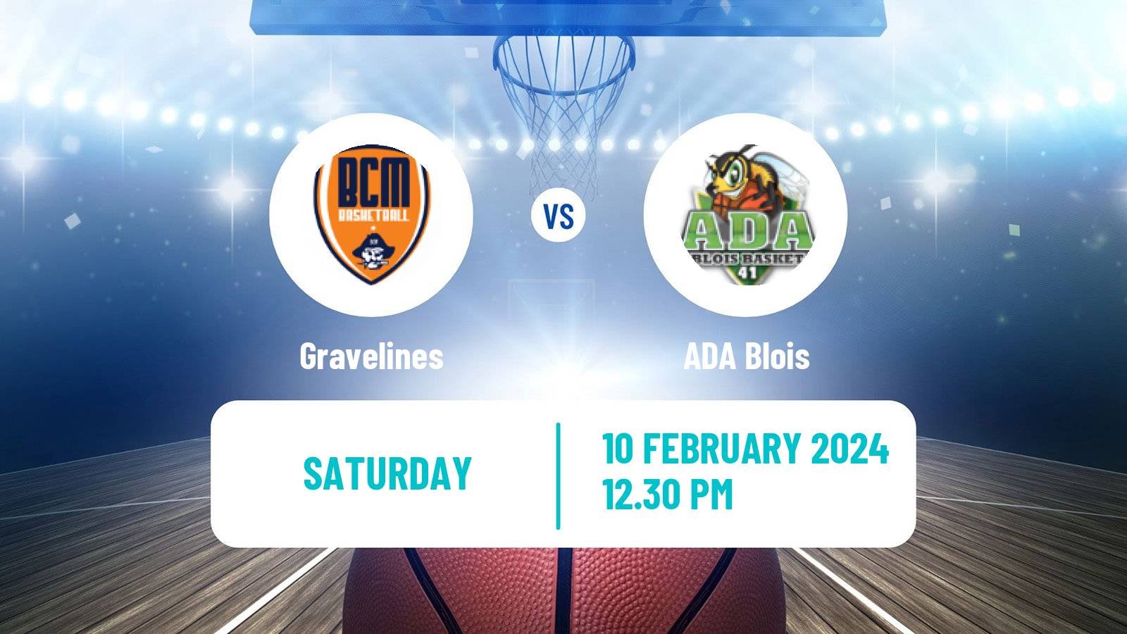 Basketball French LNB Gravelines - ADA Blois